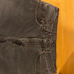 Levi's Men's Relaxed Jeans in Dark Gray